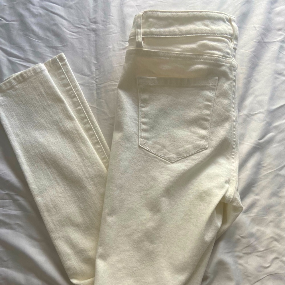 White LL Bean Signature Jeans